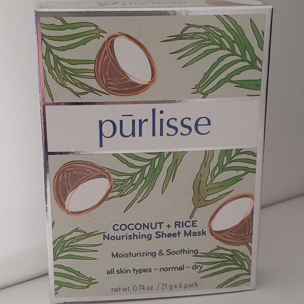 Purlisse Coconut & Rice Nourishing Sheet Mask -